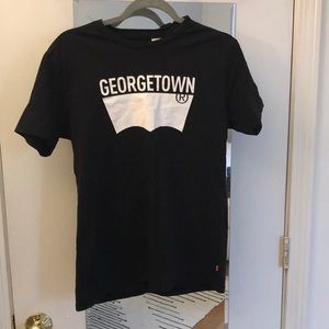 Georgetown x Levi Black T-shirt